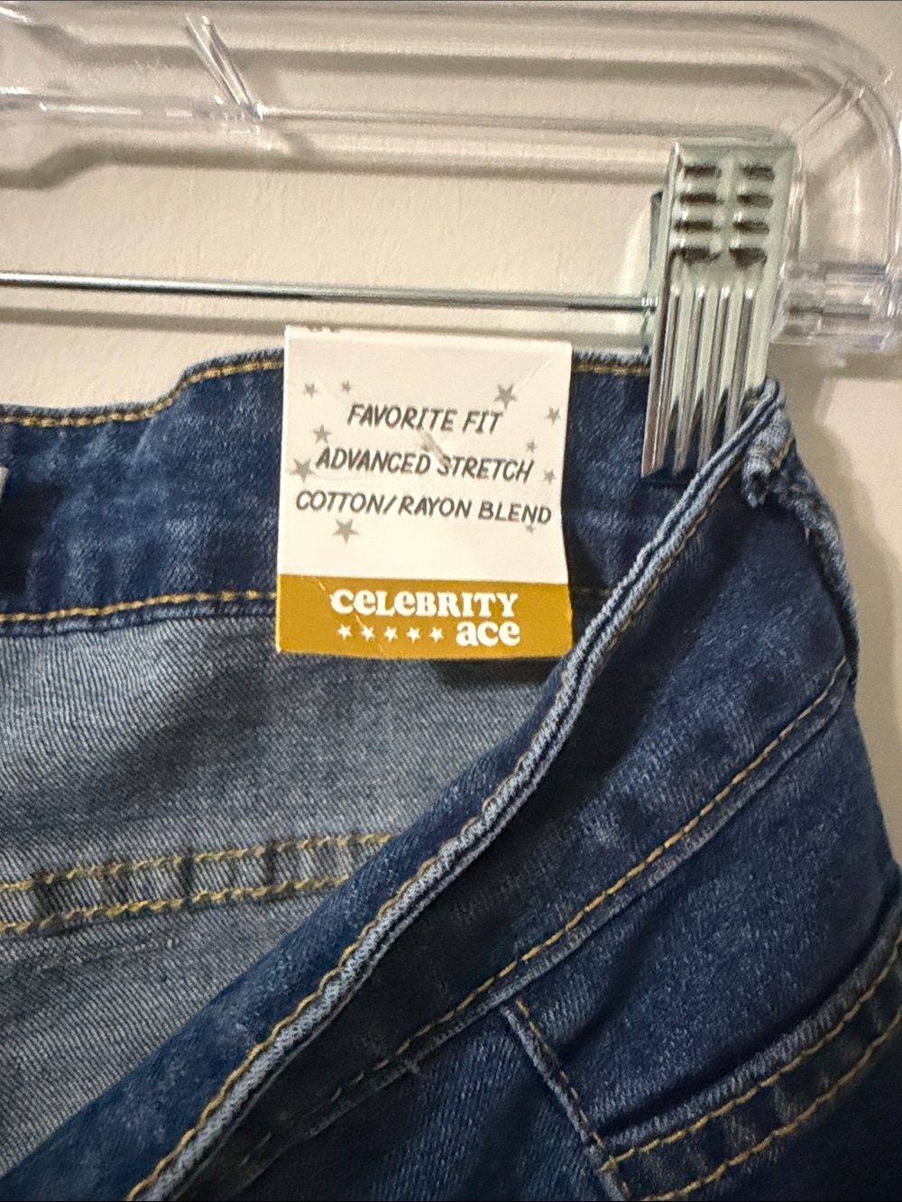 Celebrity Pink Indigo Blue Denim Cargo Joggers - Picture 4 of 4